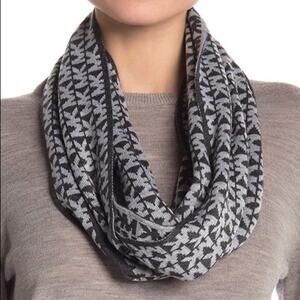 Michael Michael Kors Reversible Signature Logo Knit Infinity Scarf